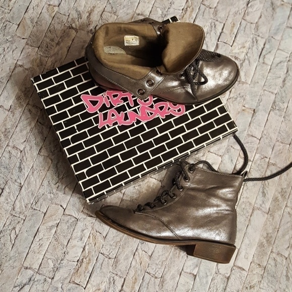 Dirty LAUNDRY gunmetal boots. Size 9 - Picture 1 of 8